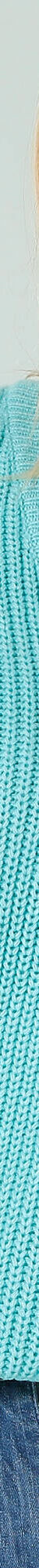 Pull tunique col V, maille anglaise (turquoise) Pull tunique col V, maille anglaise (turquoise)